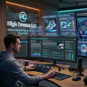 AI product advertisement 