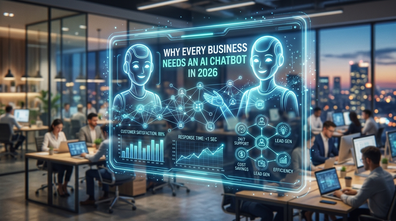 Why Every Business Needs an AI Chatbot in 2026: The Competitive Advantage Companies Can No Longer Ignore