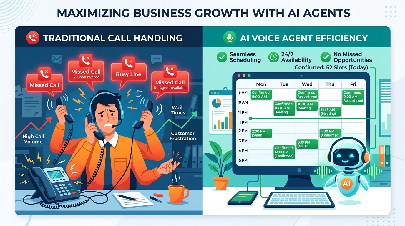 AI Voice Agent Increase Appointment Bookings