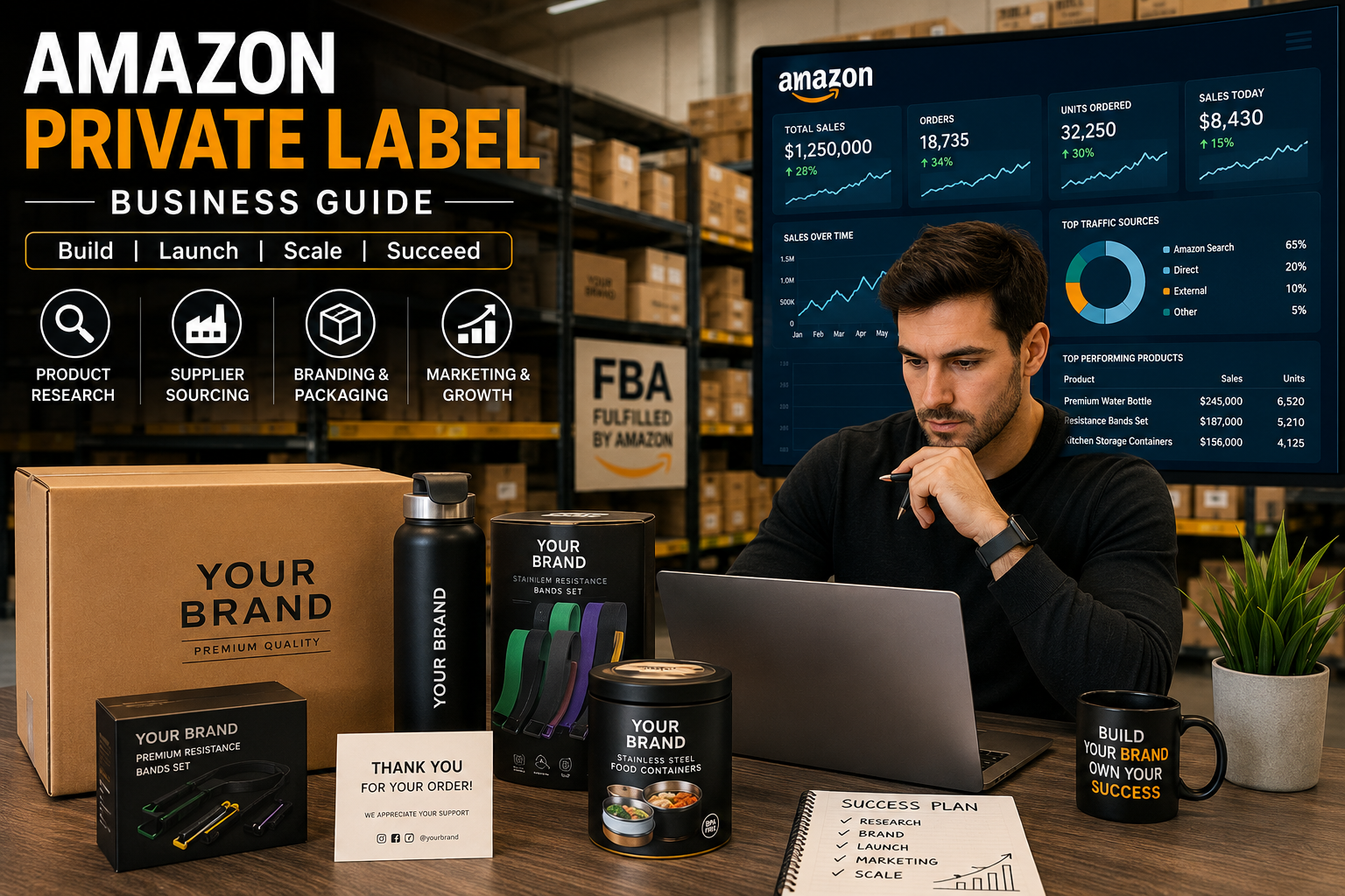 Amazon Private Label Business Guide:Build a Profitable Amazon Brand in 2026